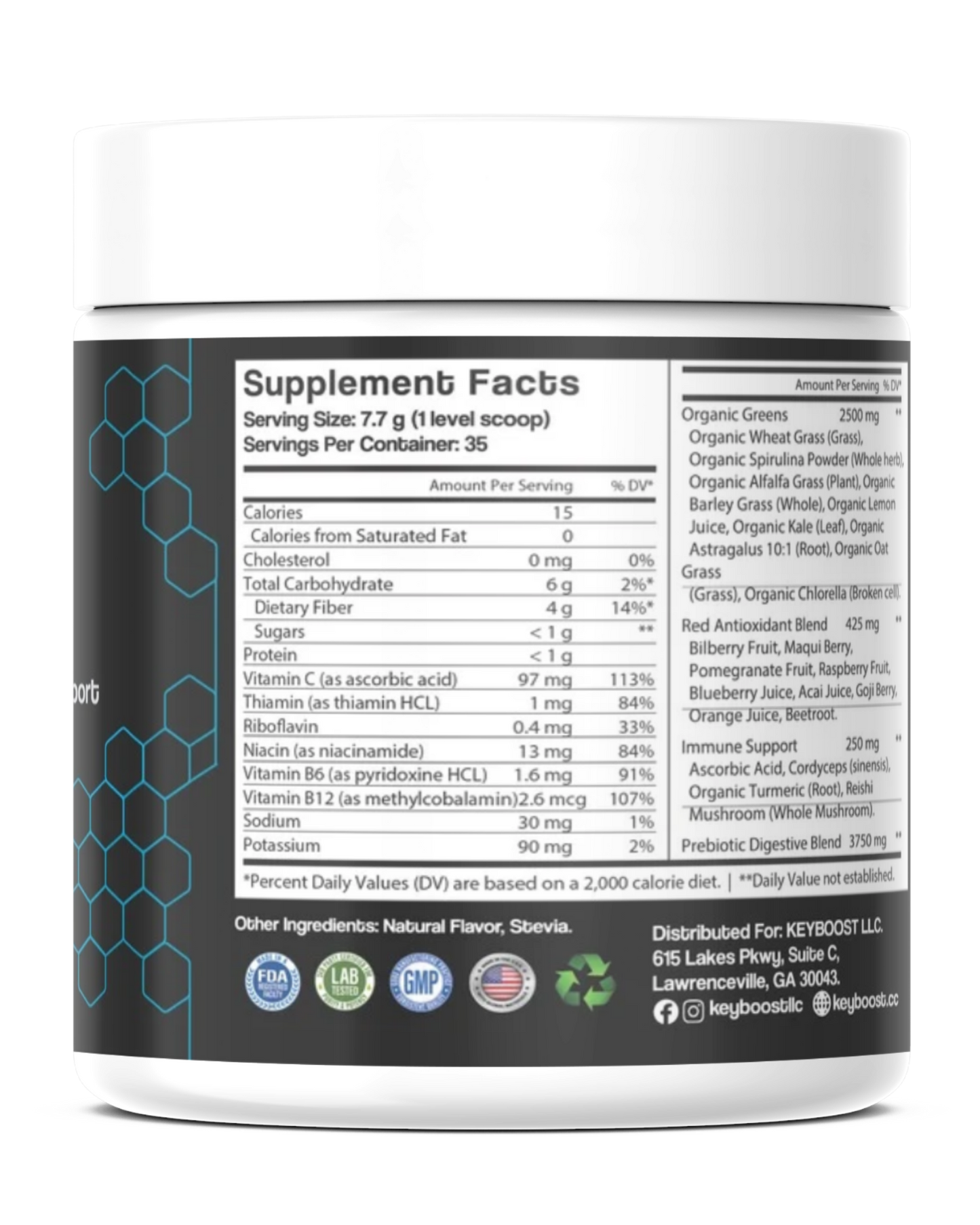 “Nutri+” Greens & Reds Superfoods + Immune Support