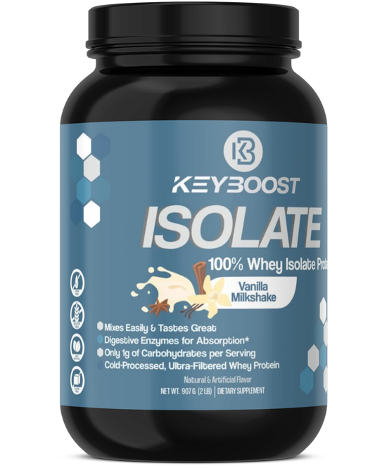 100% Whey Isolate Protein Vainilla Milkshake