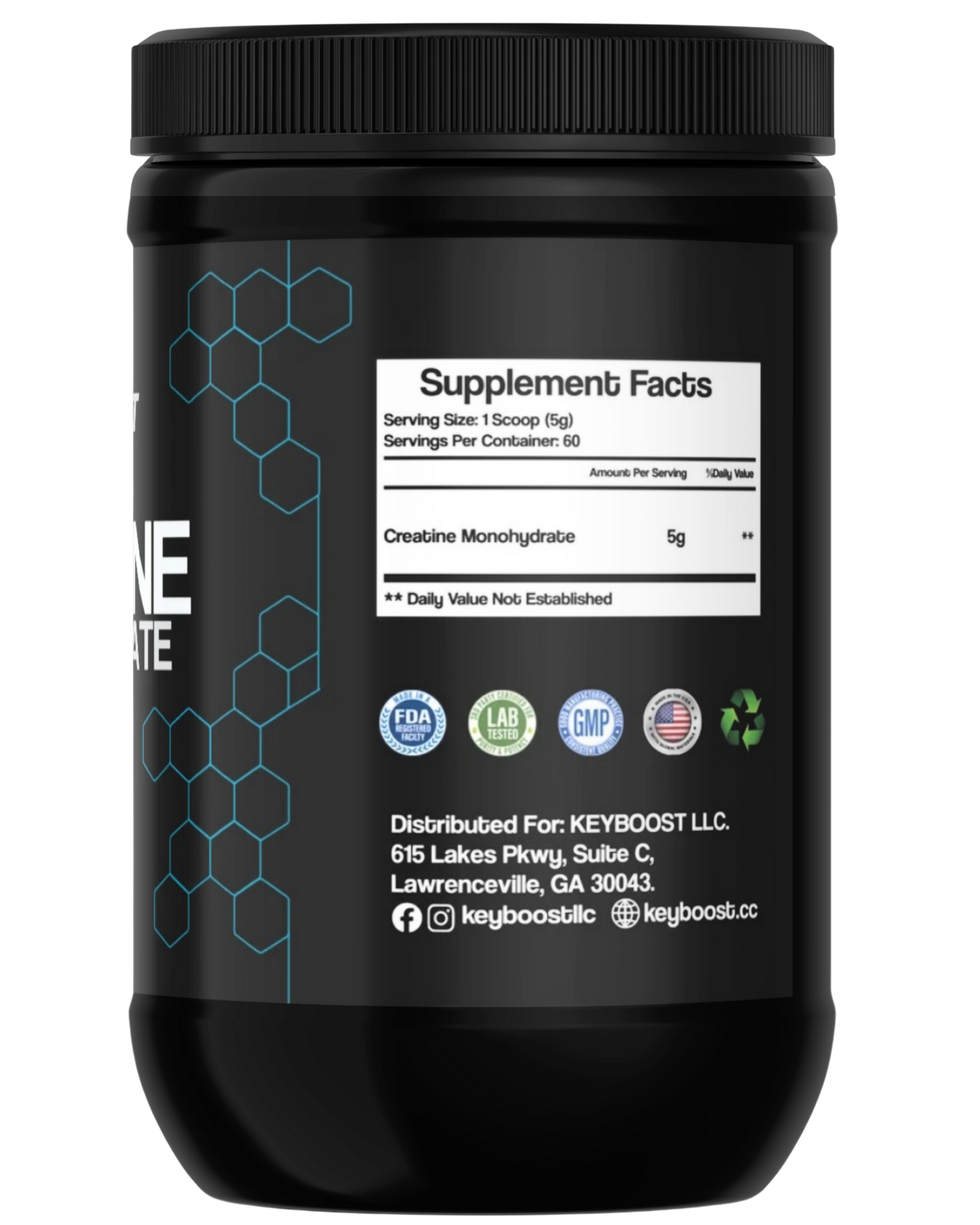 Creatine Monohydrate - 5g Per Serving