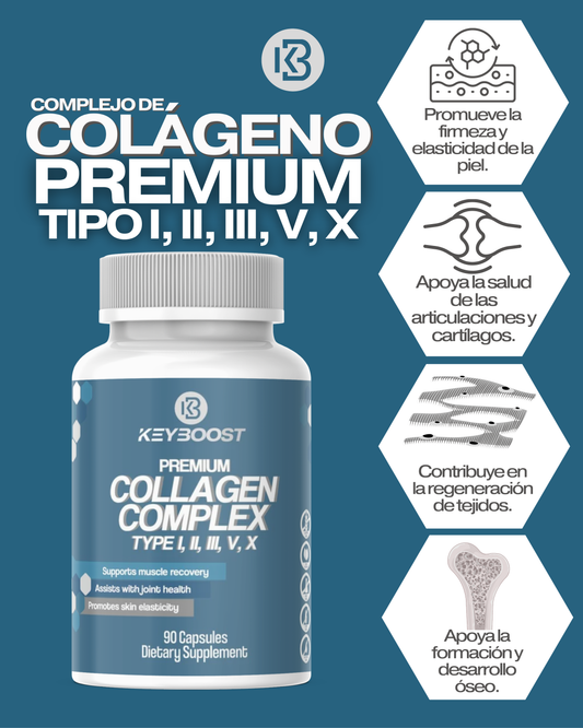 Premium Collagen Complex Type I, II, III, V, X (Capsules)