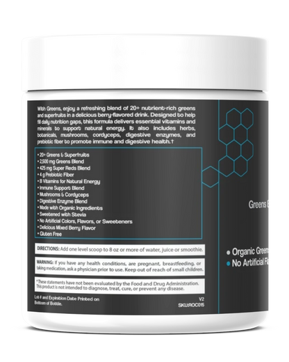 “Nutri+” Greens & Reds Superfoods + Immune Support